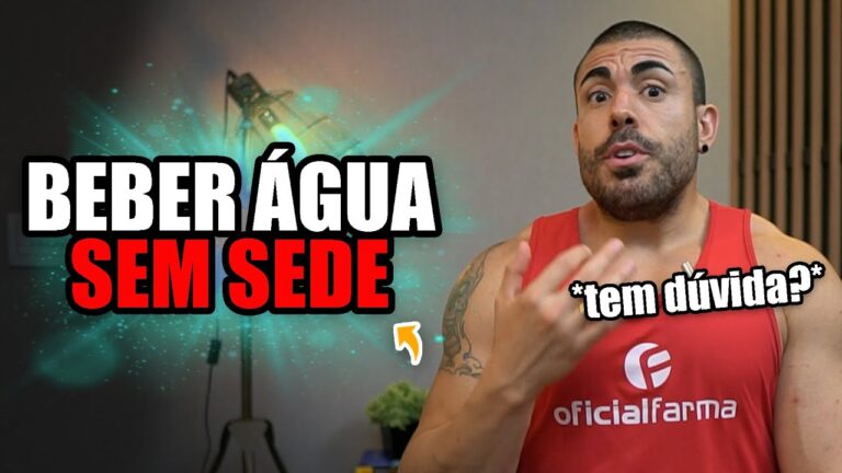 Devo beber água sem sede?