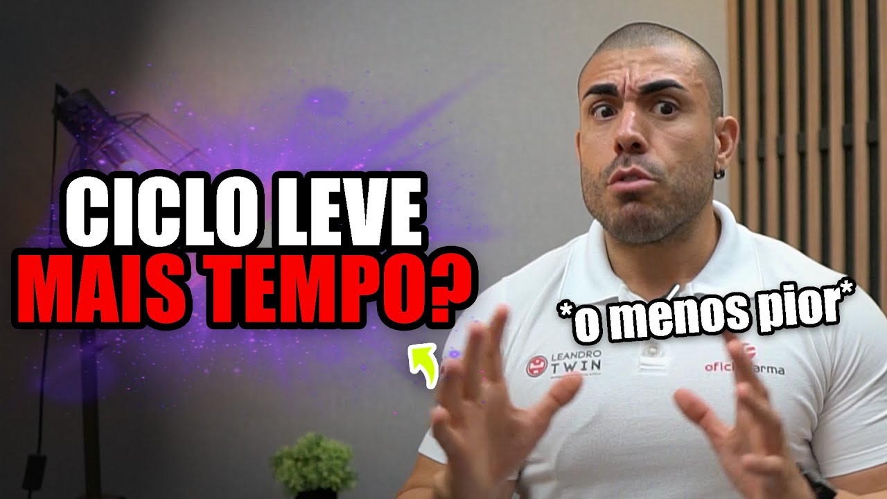 Fazer um ciclo leve por um longo tempo ou por um tempo menor?