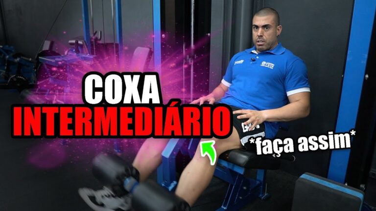 Treino de coxa para intermediário