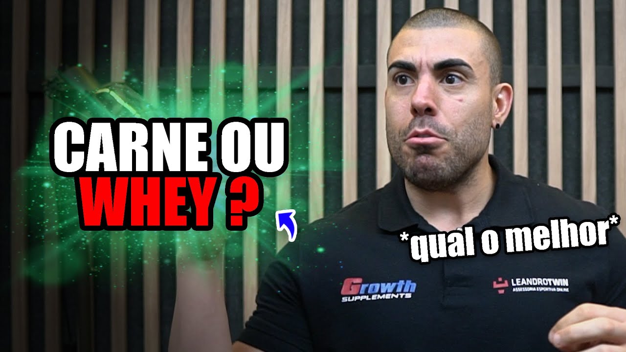 Comer carne ou tomar whey protein?