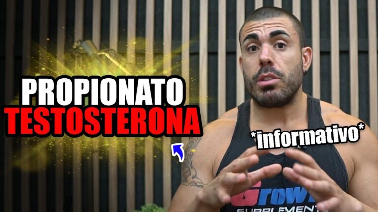 Como tomar propionato de testosterona